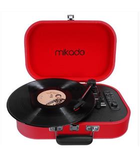 Mikado Nostalgia MN-101 Pikap Kırmızı Usb+RCA+Bluetooth Destekli Müzik Kutusu