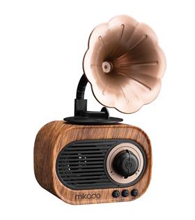 Mikado MN-S19 Ahşap Usb+Aux+Tf Kart+Bluetooth Destekli Speaker