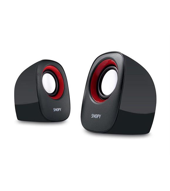 Snopy SN-120 Siyah Kırmızı Usb Speaker_1