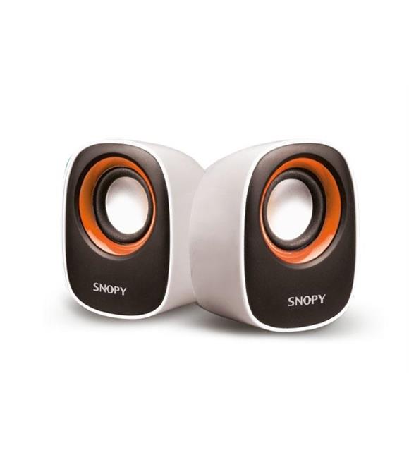 Snopy SN-120 Beyaz Sarı Usb Speaker