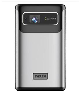 Everest PJ-DLP21 Gri 8000mAh Odaklamalı 960-540 4K 5400 Lümen Android 9.0 Dokunmatik DLP Projeksiyon