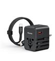 MCDODO CP-3260 25W Evrensel Seyahat Adaptör Type-C To Type-C kablo dahili