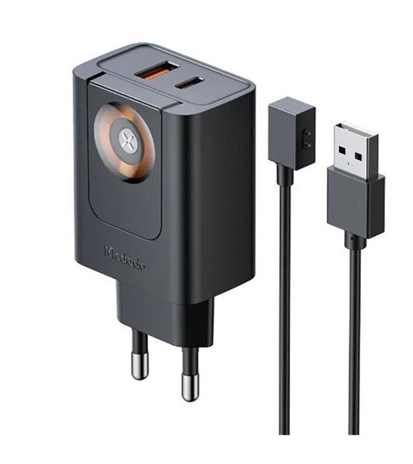 MCDODO CH-3700 30W 2si 1 Arada Kablosuz Apple Watch ve Seyahat Şarj Adaptörü