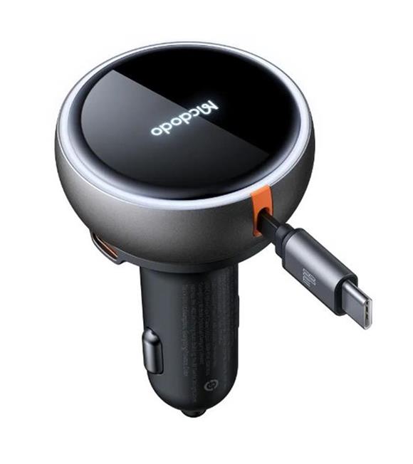 MCDODO CC-4850 80W USB-C Geri çekilebilir kablo Hızlı araç şarj cihazı