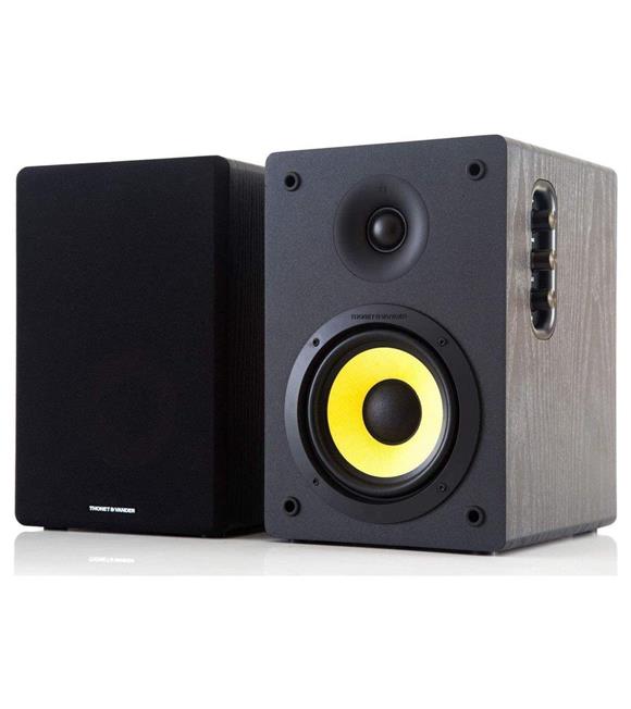 Thonet & Vander Kurbis 340W Wooden 1+1 Bluetooth Bookshelf Stereo Hoparlörler