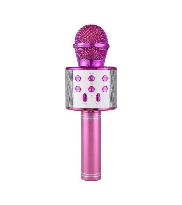 Wster Ws-858 Pink Bluetooth Karaoke Mikrofon