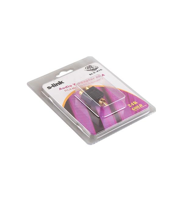 S-link SLX-216 Audio Y- Adapter RCA Çevirici_1