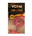 Vcom Bağlantı Kablosu 1.0MT Micro Pembe Desenli
