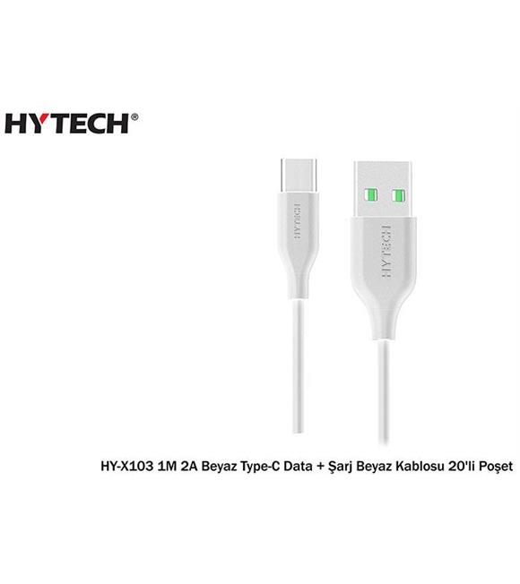 Hytech HY-X103 1M 2A Beyaz Type-C Data
