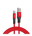 Hytech HY-X210 3A Micro Usb 1m Kırmızı Data + Sarj Kablosu Cep Telefonu Aksesuarları