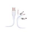 Hytech HY-X235 1.2M 3A Micro Usb Beyaz Data Cep Telefonu Aksesuarları