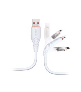 Hytech HY-X235 1.2M 3A Micro Usb Beyaz Data Cep Telefonu Aksesuarları
