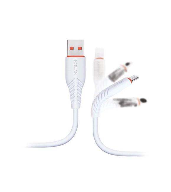 Hytech HY-X235 1.2M 3A Micro Usb Beyaz Data Cep Telefonu Aksesuarları