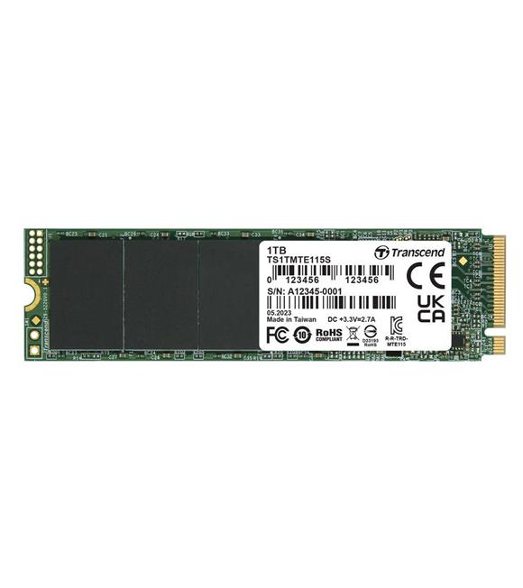 Transcend 1TB 115S 1TB TS1TMTE115S 3200-2000MB-s NVMe M.2 SSD Disk