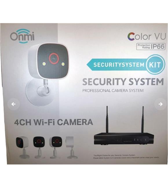 Apronx BS420 4 Kanal Nvr + 3Mp 4 Kamera Full Color Mik. Wifi Set