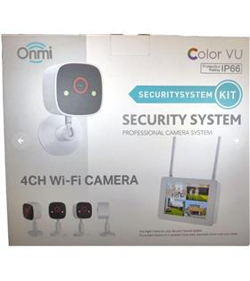 Apronx BSM400 4 Kanal Nvr + 3Mp 4 Kamera Full Color Mik. + 10" Lcd Wifi Set