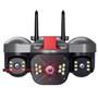 Apronx APX-WP332 6Mp 2.8mm-3.6mm Üç Kamera 22 Led Wifi PTZ