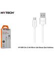 Hytech HY-X89 2m 2.4A Micro Usb Beyaz Şarj Kablosu Cep Telefonu Aksesuarları