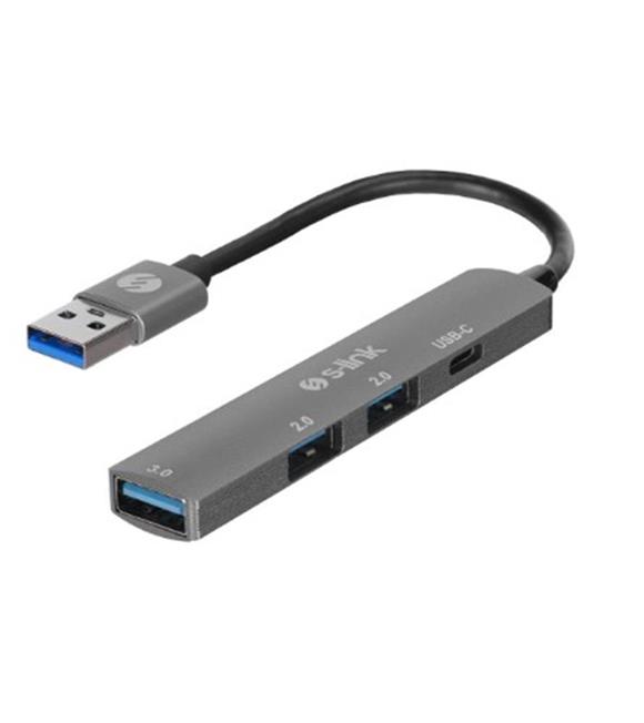 S-link SW-U333 3-USB 2.0, 1-USB 3.0 USB Metal USB Hub