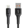MCDODO CA-2261 USB-A TO Lightning Data-Şarj Kablosu 3A 1m - Siyah