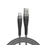 Hytech HY-X2253M 3A Micro Usb 3mt Gri Data + Sarj Kablosu