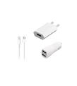 S-link IP-543 İphone5 1000ma 3in1ev+Araç+Data Şarj Kablosu