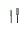 Mcdodo Ca-3901 2.4A Breathing Led Lightning Otomatik Şarj Kesen Örgü Kablo 1.2 Mt 2.4a Gri