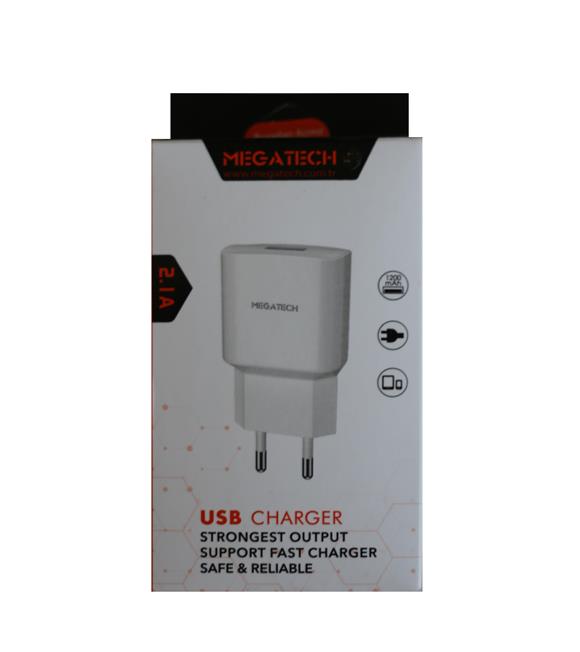 Megatech CC01 2100Mah Ev Şarj Kafası Cep Telefonu Aksesuarları