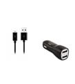 S-link SMG-444 2.1A Micro Usb Akıllı Telefonlar 2in1 Araba Şarjı ve Kablosu Cep Telefonu Aksesuarları