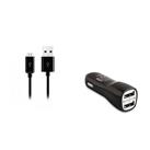 S-link SMG-444 2.1A Micro Usb Akıllı Telefonlar 2in1 Araba Şarjı ve Kablosu