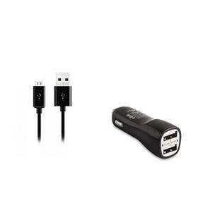 S-link SMG-444 2.1A Micro Usb Akıllı Telefonlar 2in1 Araba Şarjı ve Kablosu