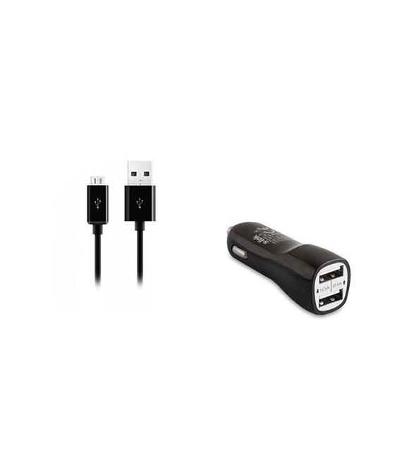 S-link SMG-444 2.1A Micro Usb Akıllı Telefonlar 2in1 Araba Şarjı ve Kablosu Cep Telefonu Aksesuarları