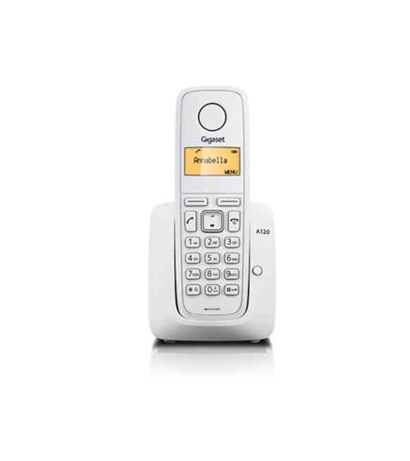 Gigaset A120 Beyaz Telsiz Dect Telefon Işıklı Ekran_1