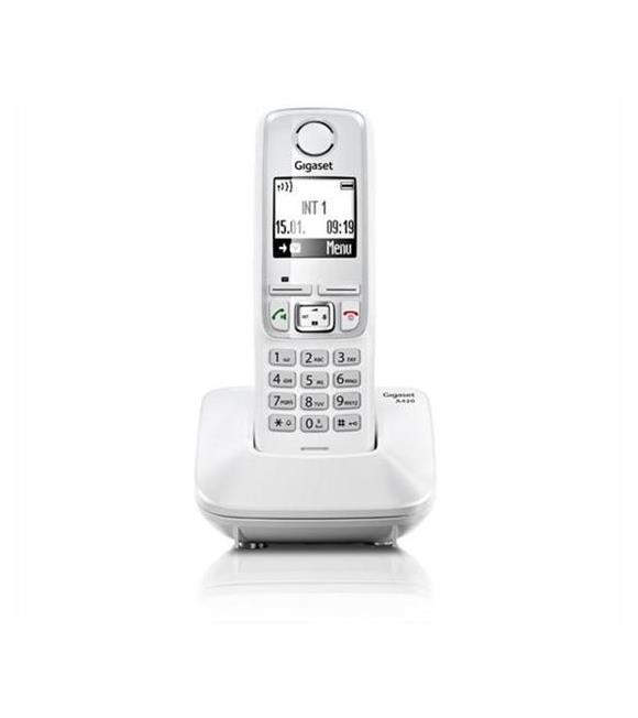 Gigaset A540 Beyaz Telsiz Dect Telefon Handsfree 150 Rehber Işıklı Tuş Takımı