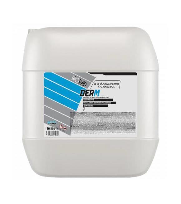 Derm Biorad 30lt Bidon El Ve Cilt Dezenfek yüzde 70 Alkol Bazlı