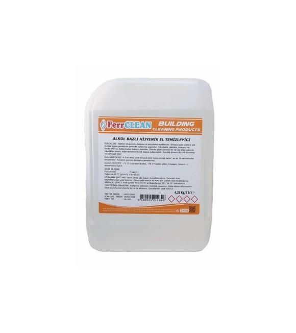 Ferrclean 5Kg El Dezenfektenı Alkol Bazlı Hijyenik El Temizleme (iadesiz)
