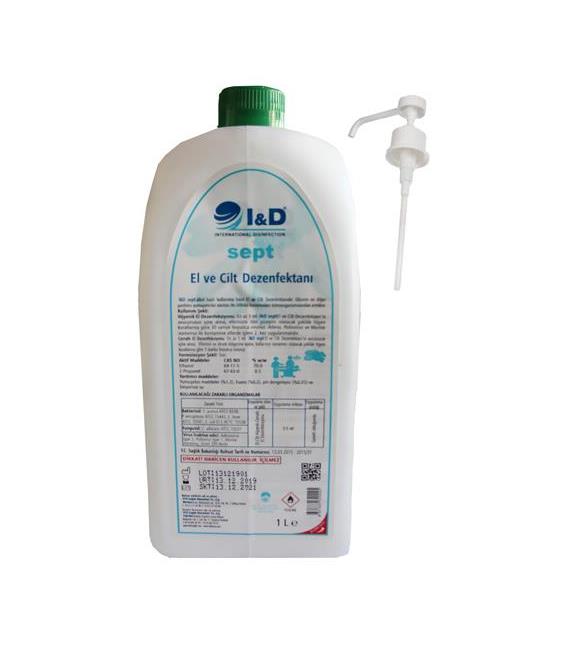 I&d Sept El Ve Cilt Dezenfektanı 1000 Ml (iadesiz)