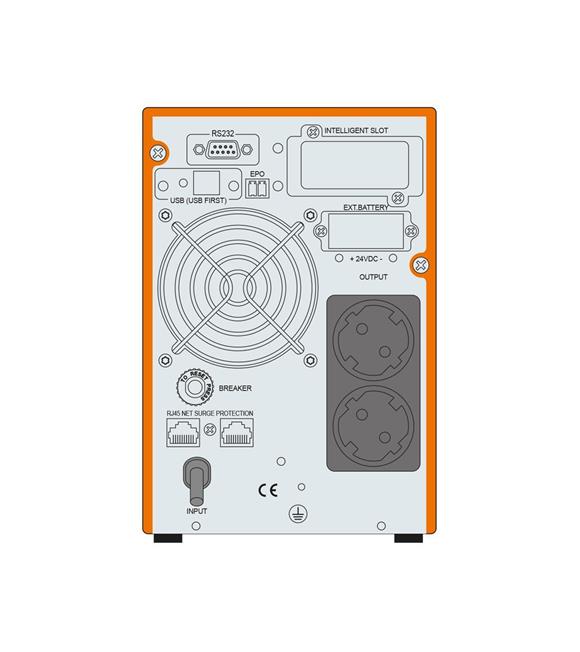 Makelsan Powerback SE Serisi 1 kVA Online 1F-1F 2-9Ah Akü_1