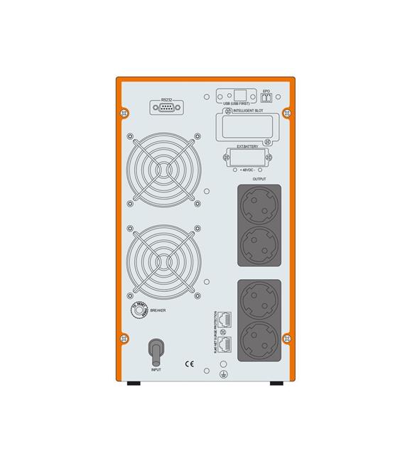 Makelsan Powerpack SE Serisi 3 kVA Online 1F-1F 6x7Ah Akü_1