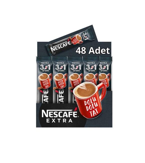 Nestle Nescafe 3ü1 Arada Extra 48 Adet 16,5gr phnx 12515288_1