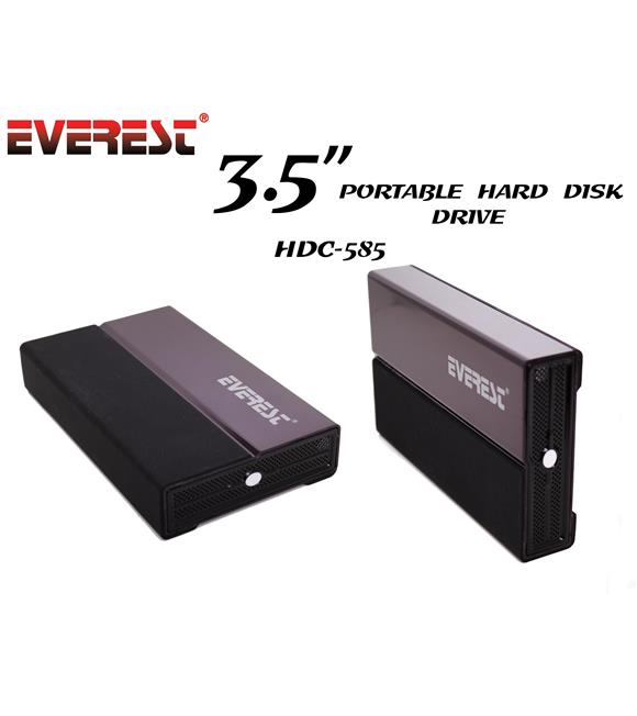 Everest HDC-585 Usb 2.0 Ide+Sata 3.5" Siyah Harddisk Hdd Kutusu