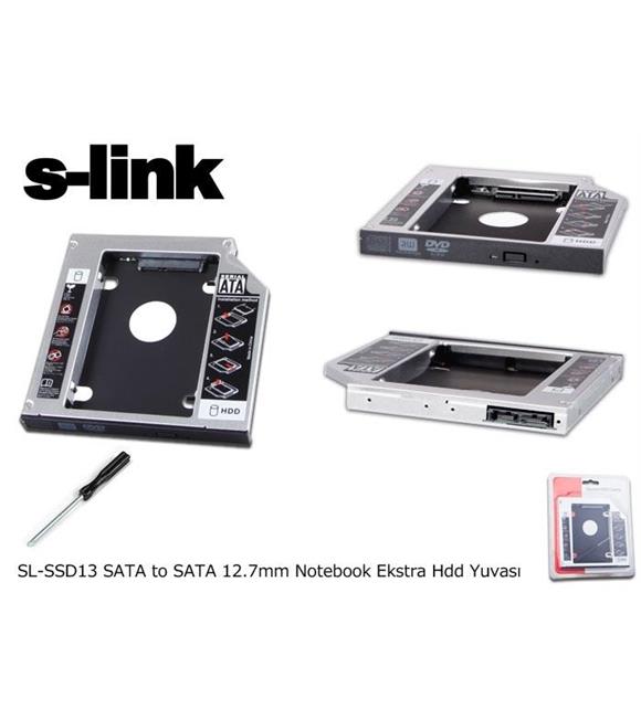 S-link SL-SSD13 Sata 2.5" 12.7mm Harddisk (hdd) Kutusu