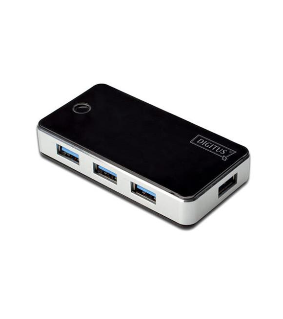 Digitus DA-70231 4 PORT 3.0 SİYAH USB ÇOKLAYICI