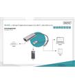 Digitus DN-3028 USB Tip C™ Gigabit Ethernet Adaptörü 2.5G, USB-C™ + USB-A (USB 3.1-3.0)