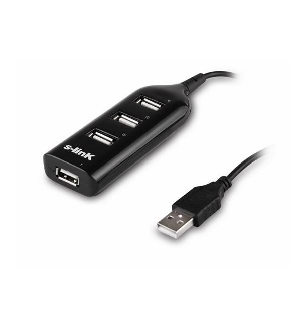 S-link SL-490 4 Port Usb 2.0 Siyah Usb Hub