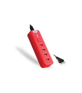 S-link SL-M4 Akıllı Telefon ve Tablet 4000mah 4 usb Port Kırmızı Ev Şarj Adaptör