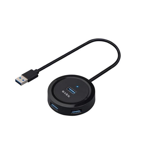 S-link Swapp SW-U300 4 Port Usb 3.0 Gri Hub