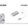 S-link Swapp SW-U320 4 Port Usb 3.0 Type-c Gri Aluminium Usb 3.0 Usb Hub