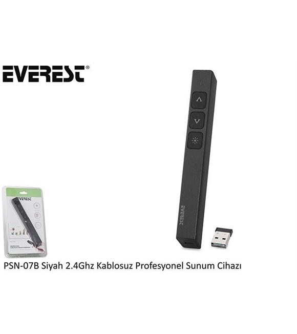 Everest PSN-07B Siyah 2.4Ghz Kablosuz Profesyonel