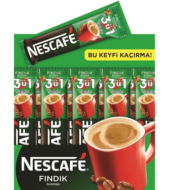 Nestle Nescafe 3ü1 Arada Fındıklı 48 Adet 17G Leia Hazelnut 12515292